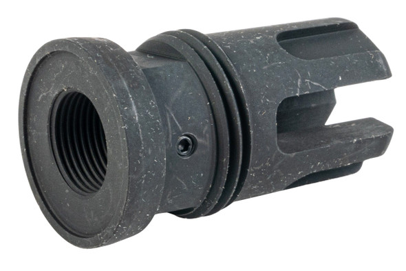 PTS Griffin Armament - Taper Mount Minimalist Stealth Flash Suppressor - 14mm CCW (Black)