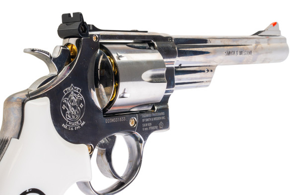 Umarex S&W 629 Trust Me Airsoft Revolver CO2 (White Grip, 6mm Version) - Silver (by WinGun)