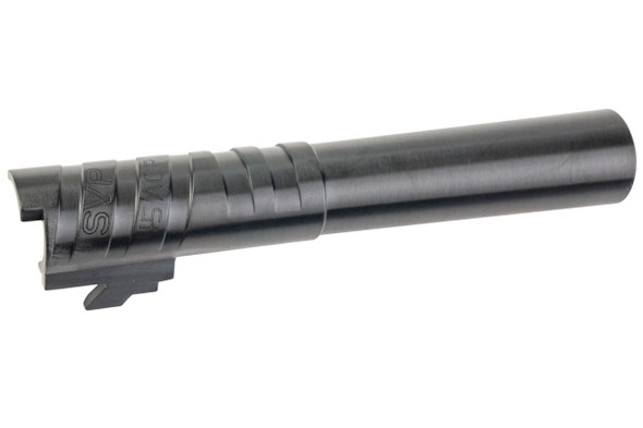 5KU Tokyo Marui Hi Capa 4.3 GBB Infinity SVP Stainless Steel Outer Barrel (.45ACP Marking) - Black