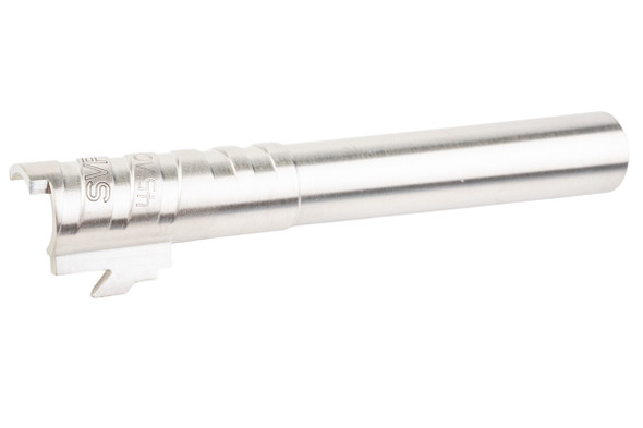 5KU Tokyo Marui Hi Capa 5.1 GBB Infinity SVP Stainless Steel Outer Barrel (.45ACP Marking) - Silver