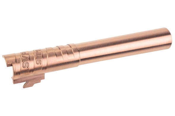 5KU Tokyo Marui Hi Capa 5.1 GBB Infinity SVP Stainless Steel Outer Barrel (9mm Marking) - Brown