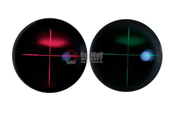 AIM-O Rifle Scope 3.5-10x40E-SF (Red / Green Reticle) - DE