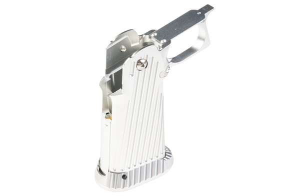 5KU Tokyo Marui Hi Capa GBB CNC Aluminum Grip (Infinity Style, Type 2) - Silver