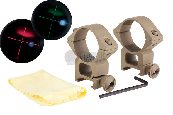 AIM-O Rifle Scope 8-32x50E-SF (Red / Green / Reticle) - DE