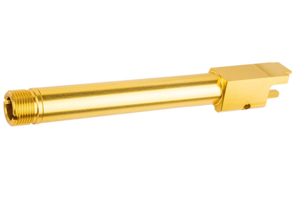 Nine Ball Non-Recoil 2-Way Outer Barrel w/ 14mm CCW Adapter for Tokyo Marui P320 Full Size GBB -Gold