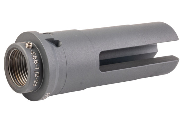 RGW Warcomp 556 NSN Flash Hider  (14mm CCW, Stainless Steel, Black)
