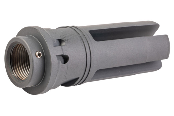 RGW FH556RC 4 Prong NSN Flash Hider (14mm CCW, Stainless Steel, Black)