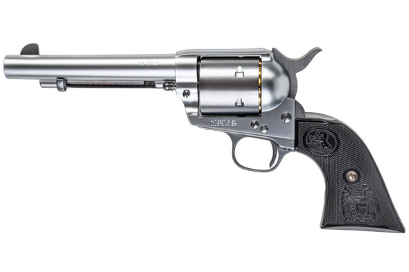 Tanaka Colt SAA 2nd 5-1/2inch Pegasas II Gas Revolver (Non Fluted Cylinder) - Stainless Finish