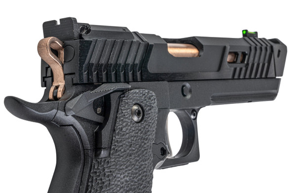 SRC Night Viper Hi Capa GBB Airsoft Pistol - Black