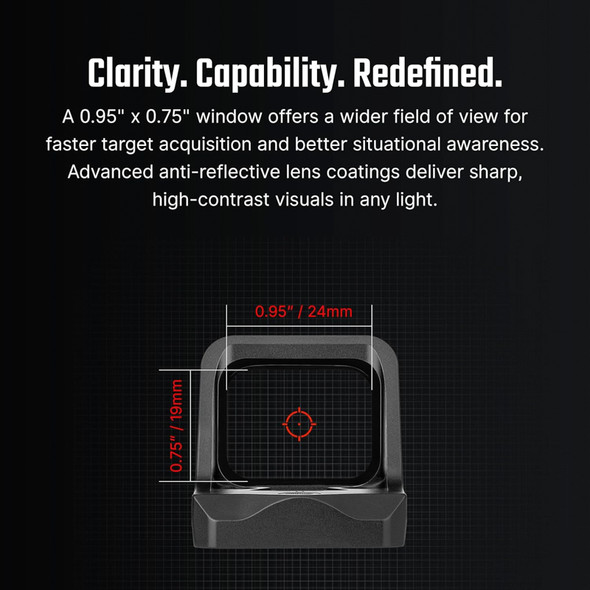OLIGHT Osight C Open Reflex Red Dot Sight