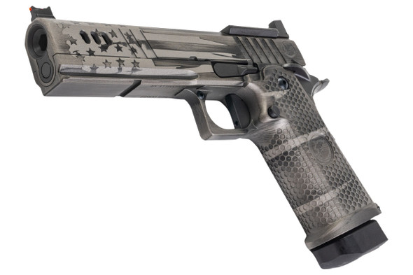 RWA Nighthawk Custom BDS9 GBB Airsoft Pistol - Cerakote Patriot