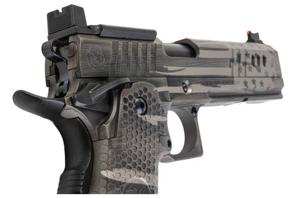 RWA Nighthawk Custom BDS9 GBB Airsoft Pistol - Cerakote Patriot