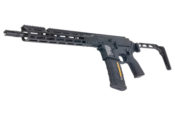 Double Eagle DWS-180 13.9 GBB Rifle Airsoft (Black) - Folding Stock with Dmag