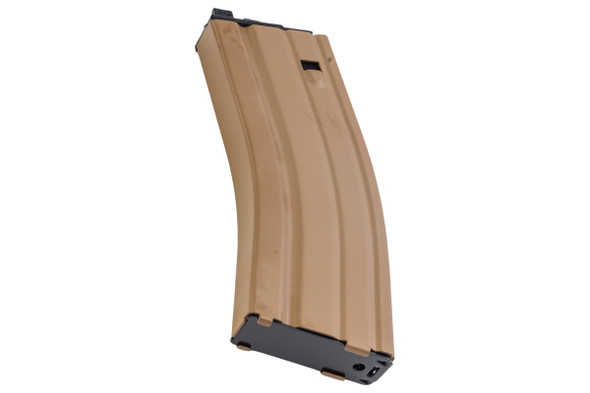 WE M4 V3 Gas Magazine (30 rounds, Open Bolt Version, Compatible with M4/SCAR/L85) - Tan