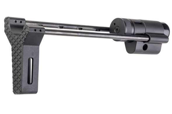 Maple Leaf Compact Adjustable Stock for Tokyo Marui MWS GBBR Series (CNC Machined, Black)