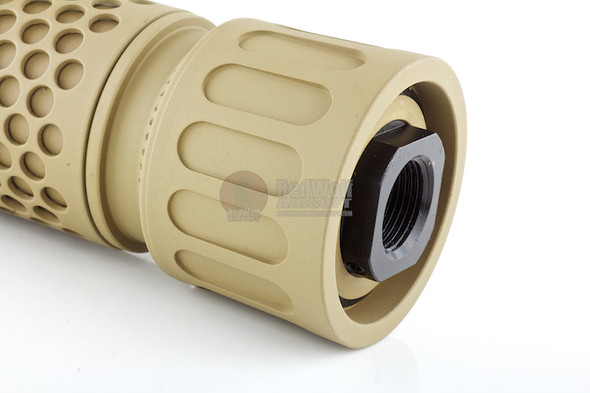 KAC QDC Suppressor 556 CQB w/ Quick Detach Function (14mm CCW) - TAN (by Madbull)
