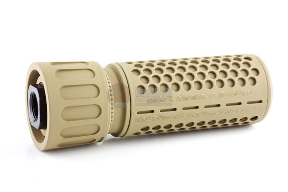 KAC QDC Suppressor 556 CQB w/ Quick Detach Function (14mm CW) - TAN (by Madbull)