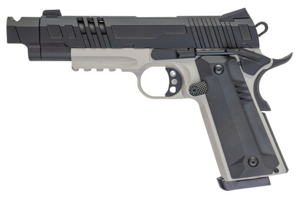 KJ Works KP-24 1911 CO2 Airsoft Pistol - Grey Two Tone (Full Metal)