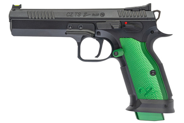 KJ Works CZ TS2 Racing Green GBB Airsoft Pistol (ASG Licensed)