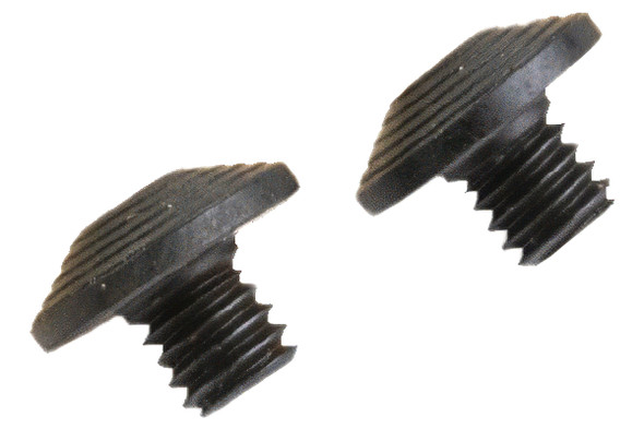 Dr. Black Stainless Steel Custom Grip Screw for Aluminum Grip - Type C (2pcs/set) - Black