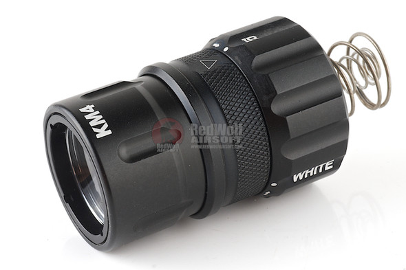 Night Evolution KM4-LED WeaponLight Conversion Kit White and Strobe Output - Black