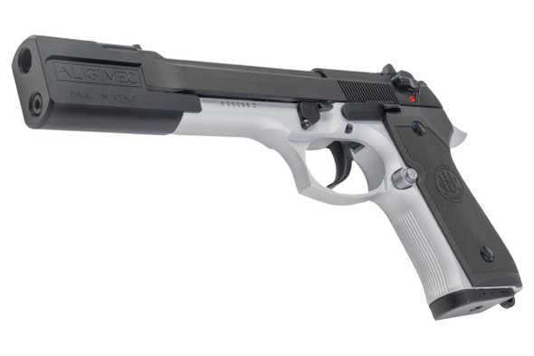 Tanaka 92FS Professional Comp Evolution 2 Heavyweight Model Gun w/ Suppressor (LEON's Gun) - Two Tone