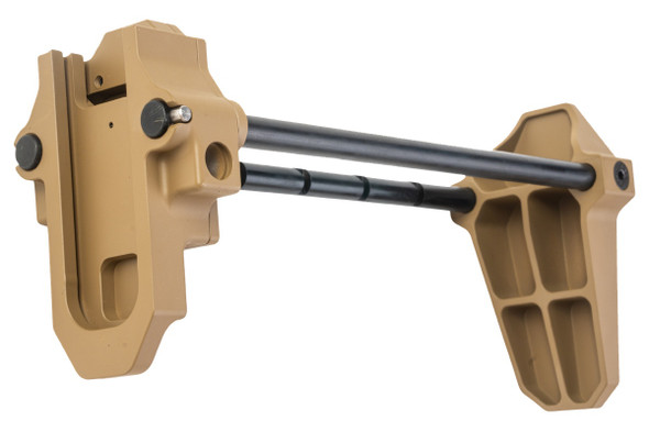 Airsoft Artisan 6 Position Retractable Stock for Guns Modify SCAR L GBB - DE