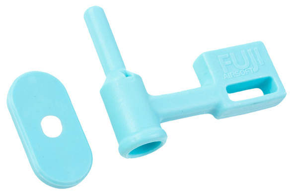 Fuji Airsoft Chamber Flag for Airsoft AR and GBB Pistol - Baby Blue