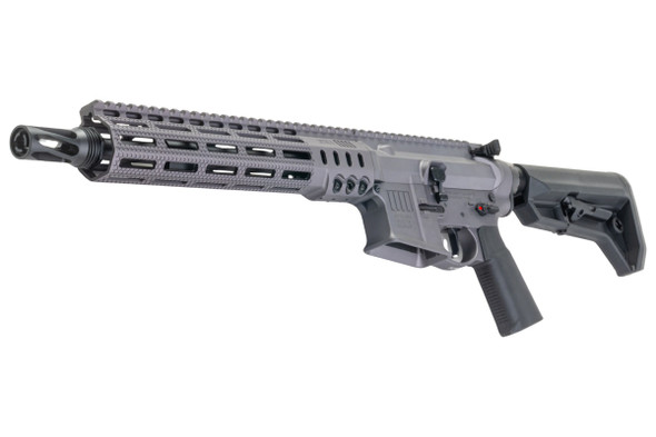 Lancer Tactical SOLGW Licensed MK1 CAR 11.5inch 5.56 MWS GBB Airsoft (by Toxicant) - Grey (#TAAS)