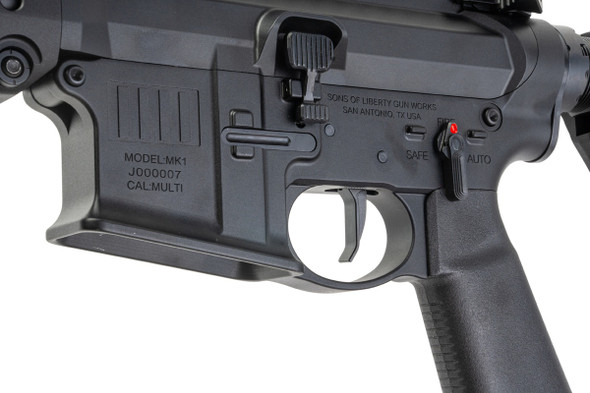 Lancer Tactical SOLGW Licensed MK1 CAR 11.5inch 5.56 MWS GBB Airsoft (by Toxicant) - Black (#TAAS)