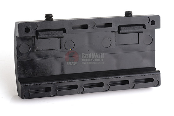 Custom Gun Rails (CGR) Aluminum Rail Cover (1ST Ranger Battalion Scroll, Large Laser Engraved Aluminum) - BK Retainer