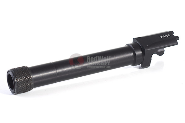 Detonator M&P9 Storm Lake w/14mm Aluminum Outer Barrel for Tokyo Marui M&P9 GBB (CW) - Black