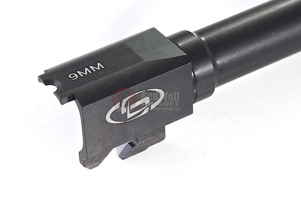 Detonator M&P9 Storm Lake w/14mm Aluminum Outer Barrel for Tokyo Marui M&P9 GBB (CW) - Black