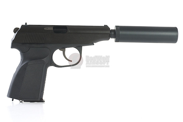 WE Makarov PMM Green Gas Airsoft Pistol - Black