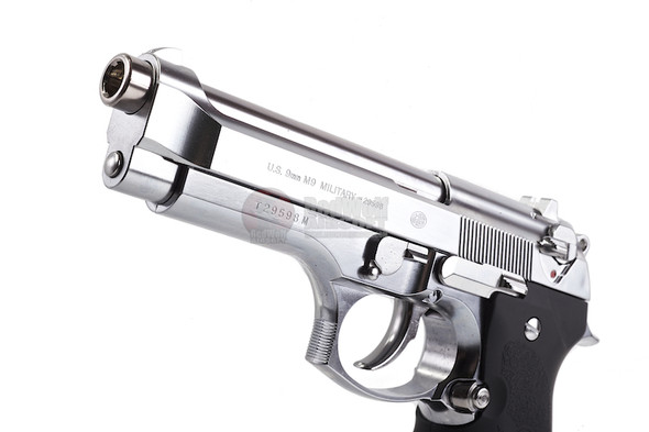 Tokyo Marui M92F Chrome Stainless Finishing Model GBB Airsoft Pistol