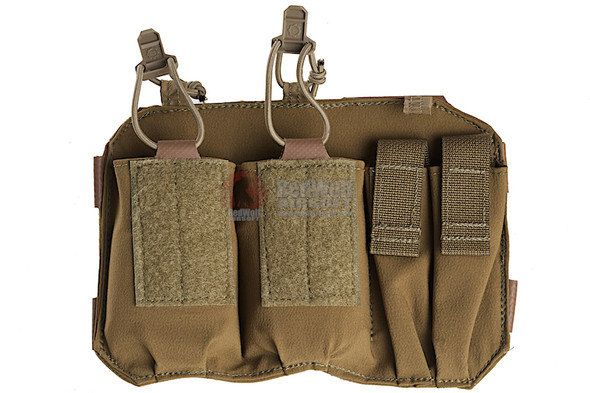 S&S Precision Plate Frame Double 5.56 Magazine & 9mm Pouch - Coyote Tan