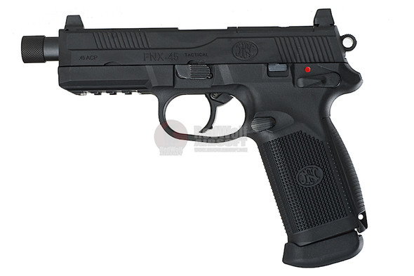 Cybergun FN Herstal FNX45 Tactical Airsoft Gas Blowback Pistol (by VFC) - Black
