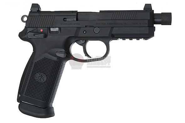 Cybergun FN Herstal FNX45 Tactical Airsoft Gas Blowback Pistol (by VFC) - Black