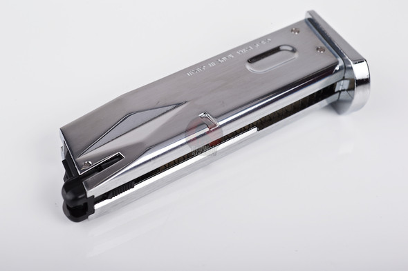 Tokyo Marui M9 Airsoft Green Gas Magazine (26 rounds) - Silver