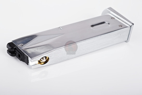 Tokyo Marui M9 Airsoft Green Gas Magazine (26 rounds) - Silver