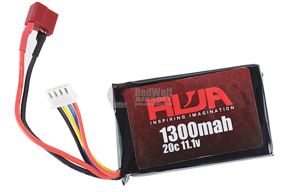 RWA Airsoft Lipo Battery PEQ 11.1V 1300mAh (20C, Deans)