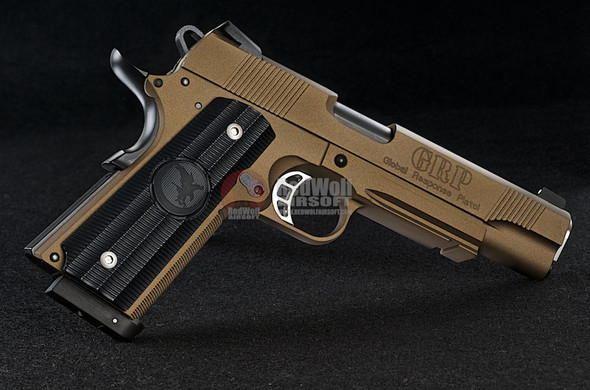 RWA Nighthawk GRP Recon CO2 Airsoft Pistol - CNC Steel Burnt Bronze Cerakote