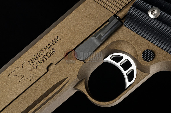 RWA Nighthawk GRP Recon CO2 Airsoft Pistol - CNC Steel Burnt Bronze Cerakote