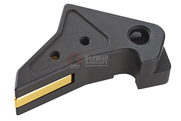Guns Modify SA Flat Aluminum Adjustable Trigger for Tokyo Marui Model 17 - BK