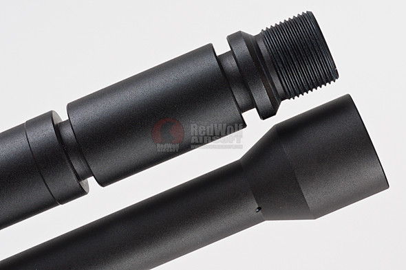 G&P Aluminum M4A1 Outer Barrel 10.5 / 11.5 / 14.5 inch for G&P Front Set / RAS Series AEG (14mm CW)