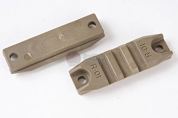 ARES M4 Handguard Rail (R-01 X 2 / Screw / Metal Piece X 2) - DE