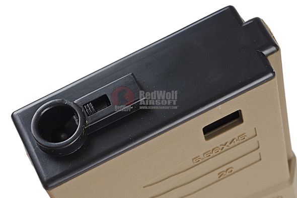 ARES Amoeba M4 Magazine (120 rounds AEG Magazine, Short) - DE