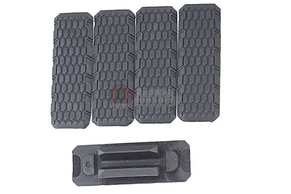 Strike Industries MLOK Cover V2 Style (5pcs) - BK