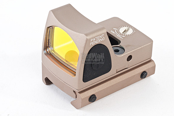 Blackcat Airsoft Adjustable LED RMR w/ Glock Mount - TAN