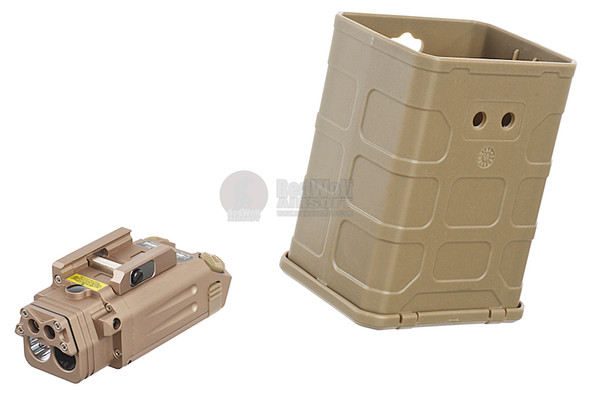 Blackcat Airsoft Tactical Flashlight for 20mm Rail - Tan